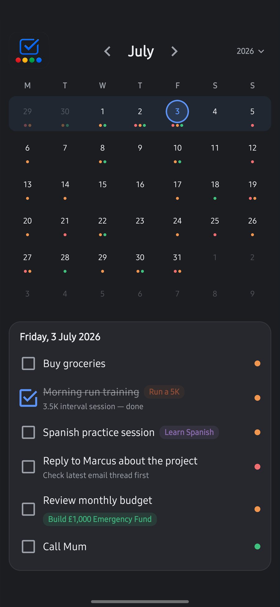 Calendar