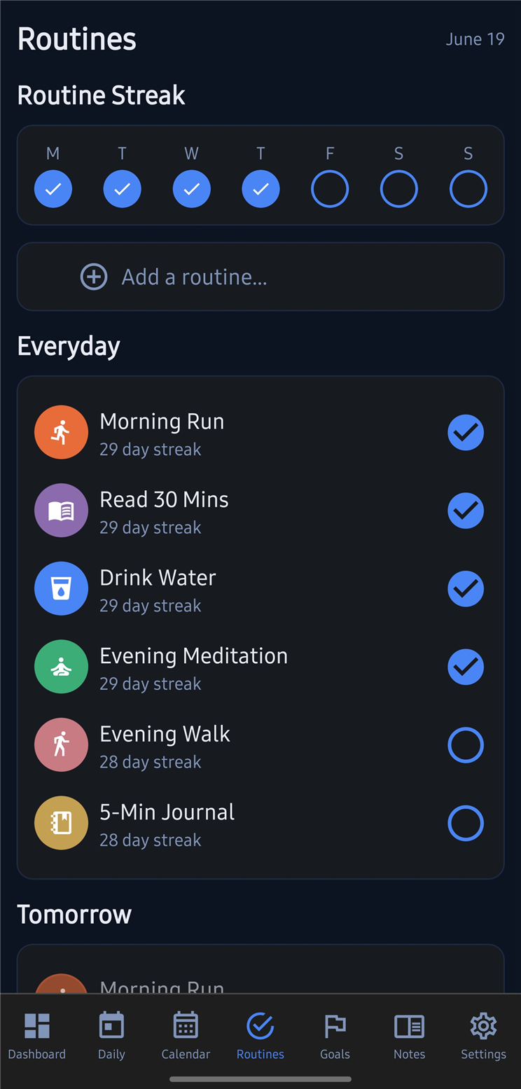Routines